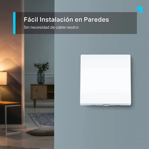 Interruptor De Luz Wi-fi Tp-link Tapo S210 Inteligente Color Blanco
