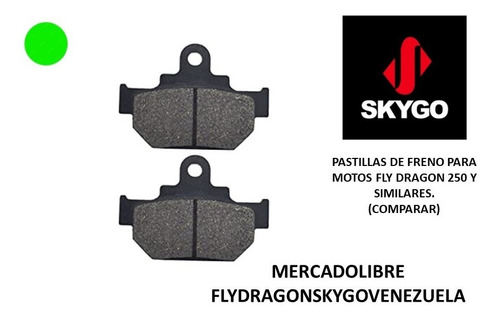 Pastillas De Freno Skygo Fly Dragon 250