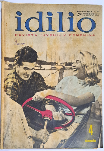 Idilio / N° 423/ Año 1957 / Susana Loren Y Juan De Jorge