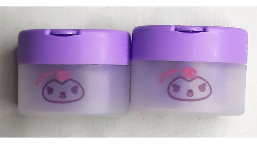 Un Par De Sacapuntas Doble Con Tapa Y Contenedor Sanrio