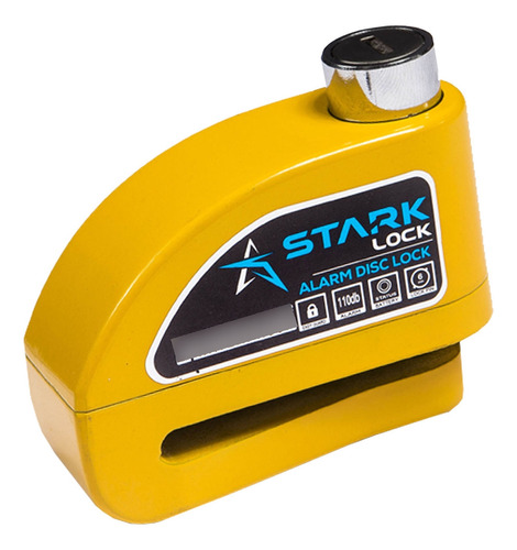 Trava Tranca De Disco Moto Stark Alarme Sonoro Pcx150 Nx200