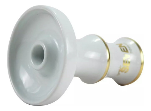 Rosh Cerâmica Queimador Seven Small Hookah - Branco