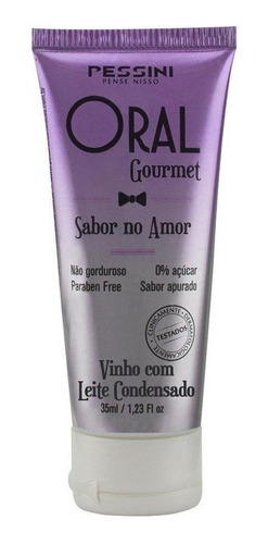 Oral Gourmet Sabor No Amor 35ml - Vinho Com Leite Condensado