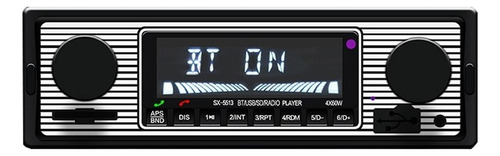 Bt Radio Vendimia Radio Mp3 Estéreo Usb Aux Clásico Coche