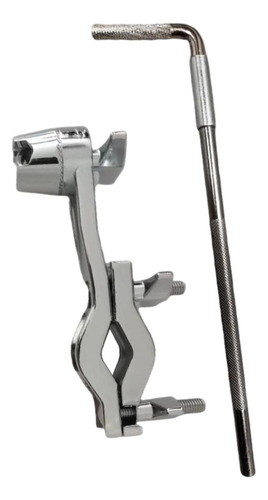 Abrazadera De Montaje Para Batería Cowbell Con Varilla En L