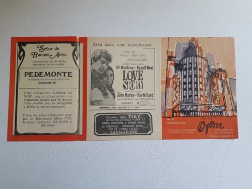 comprar Antiguo Programa Del Cine Ópera - Embrujo De Amor - Sandro