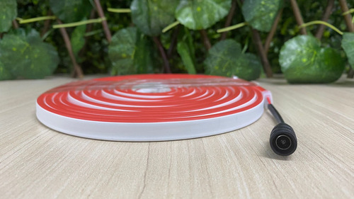 Fita Led Neon 5m Com Corte De 2,5cm, Alto Brilho - Vermelho