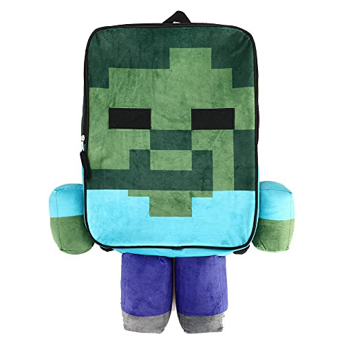 Mochila De Felpa Con Personajes De Minecraft Steve Youth