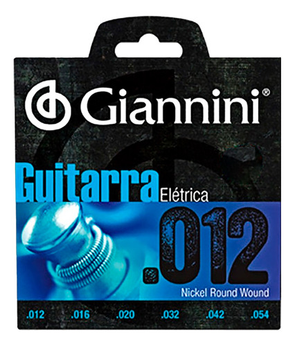 Encordoamento Corda Guitarra Giannini 012 Geegst Oferta!