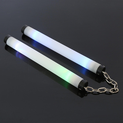 J Nunchakus Iluminados, Nunchakus De Led Coloridos, 28 Cm,