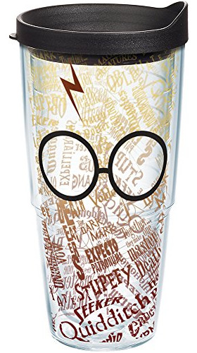 Harry Potter - Glasses And Scar Tumbler With Wrap And B...