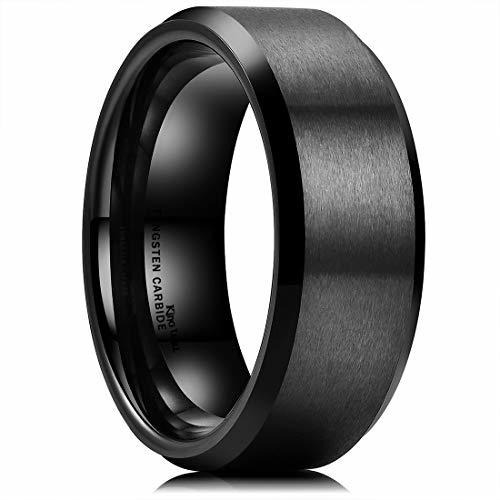 Basic 6mm 7mm 8mm 9mm 10mm Hombres Boda Anillo De Tungsteno 