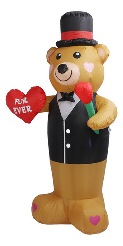 Oso De Peluche Inflable 210t De Fibra De Poliéster 185 Cm
