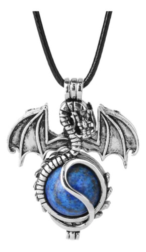 Collar Protector Prisma Ágata Azul Y Amatista / Amuletos