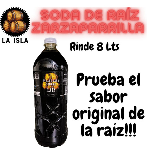 15 Lts De Concentrado De Raíz Zarzaparrilla Para Sodas