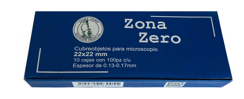 Cubreobjetos 22x22 Mm - 20 Cajas Con 100 Laminillas (2,000)