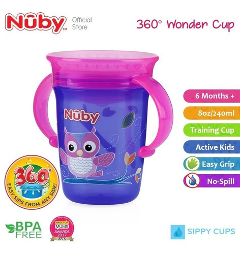 Vaso Entrenador Antiderrame 360 Bebe Nuby - Avent - Munchkin