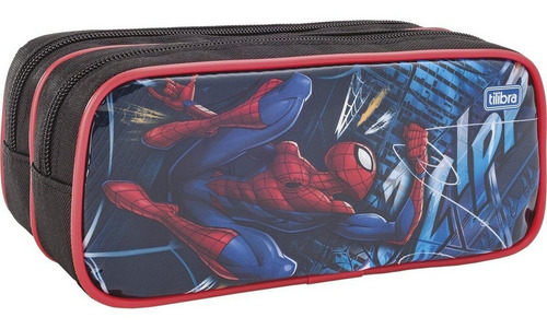 Imagem 2 de 2 de Estojo Duplo Grande Spider Man