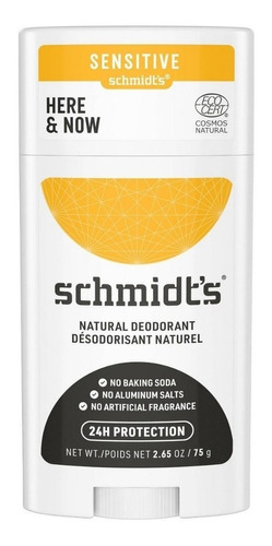 Schmidt's Desodorante Natural Unisex Here + Now  75grs.