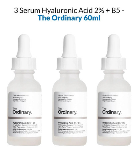 3 Serum Hyaluronic Acid 2% + B5 - The Ordinary 60ml