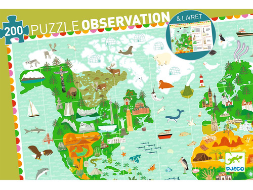 Puzzle Observación Para Niños Educativo  - Djeco - Adeleste