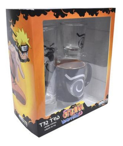 Abystyle Naruto Shippuden - Naruto Set De 3 Vasos Blanco