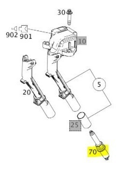 Imagen 2 de 8 de Bujias Mercedes Benz A200 A250 B200 Om270 Originales X 4