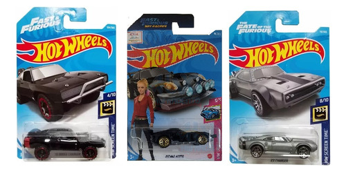 Lote X 3 Autos Hot Wheels Fast & Furious En Blister Original