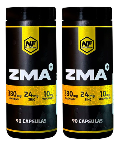 Nf Nutrition X2 Zma Pro Hormonal Suplemento Magnesio Zinc 3c