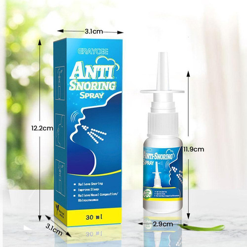 Spray Nasal Para Aliviar Los Ronquidos, 30ml*3