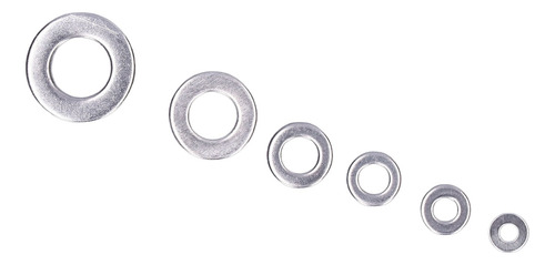 Arandela Plana De Acero Inoxidable 304, 660 Piezas, M3, M4,