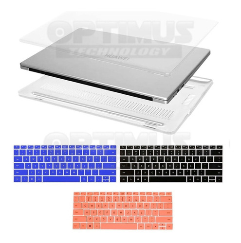 Kitcase Estuche +teclado Portátil Para Huawei Matebook D15