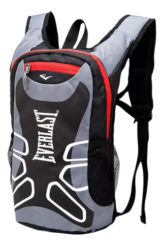 Mochila Running Trekking Everlast Deportiva 21724 Gris