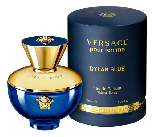 Versace Dylan Blue Pour Femme Feminino Eau De Parfum 100ml 