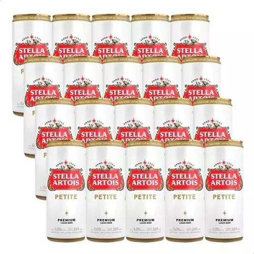 Cerveza Stella Artois European Pale Lager Lata 269 Ml X24 
