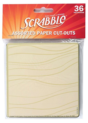 Eureka Scrabble Papel Surtido Recortables, 12 Cada Uno De 3 