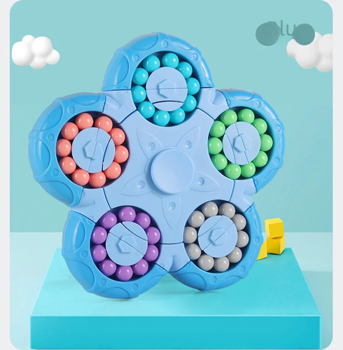 Juguete Magic Bean Gyro Cube Para Aliviar El Estrés Para Niñ