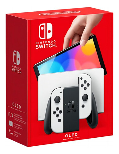 Consola Nintendo Switch Switch Oled Estándar-64gb-blanco