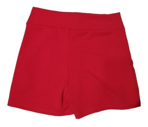 Short De Crep Elastizado Con Bolsillos Talle 2 3 4