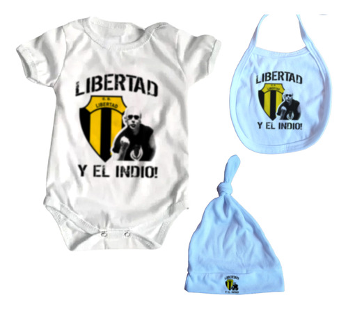 Ajuar Bebe 3 Prendas El Indio Y Libertad Sunchales