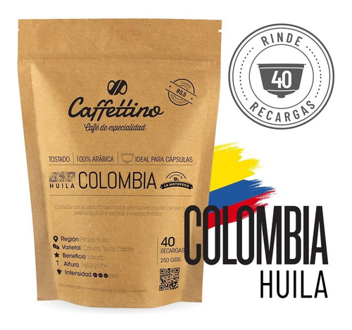 Imagen 5 de 9 de Kit Box Nº 2 De Regalo Caffettino Con Café De Especialidad