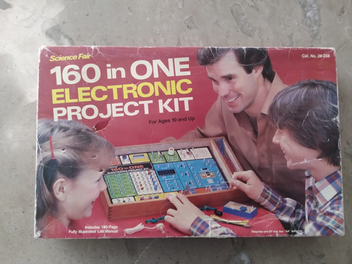 Science Favor 160 In One Electrónico Project Kit 1982