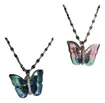 Comprar Par De Collares De Amistad De Mariposas Bff Mejores Amigas