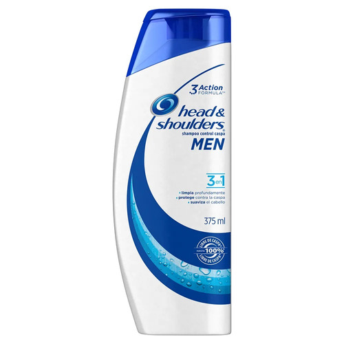 Shampoo Head & Shoulders 375ml 3 En 1