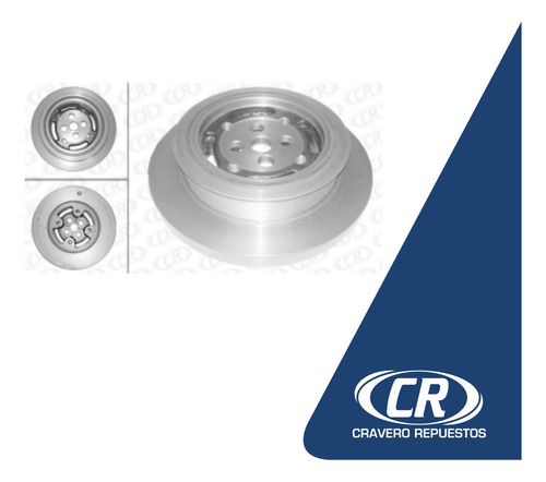 Polea Cigüeñal Motor Cummins Para Zanello 500-540-580