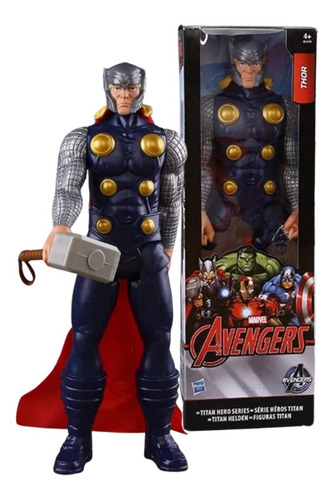 Boneco Thor 30 Cm - Vingadores Titan Heros Hasbro 
