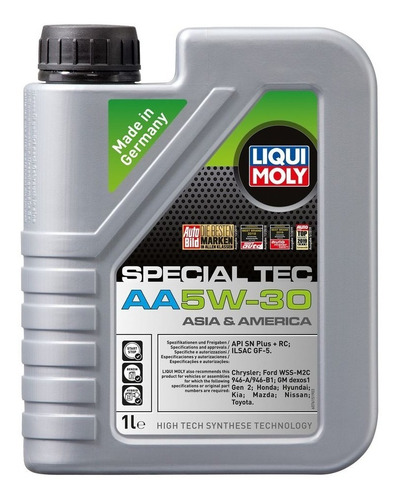 Aceite 5w-30 1lt Special Tec Aa Liqui Moly