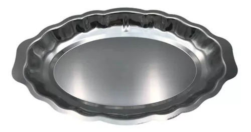 Bandeja Para Horno Acero Inoxidable 35x26x4 Cm Premium