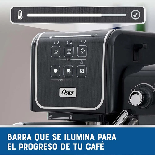 Cafetera Expresso Oster Primalatte Touch Bvstem6801m Negro 1