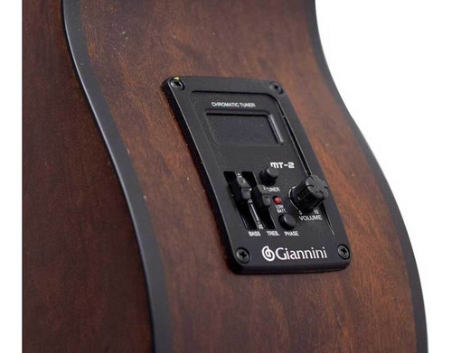Cavaquinho Elétrico Giannini Cs1 Imbu Eq Ns Tampo Maciço